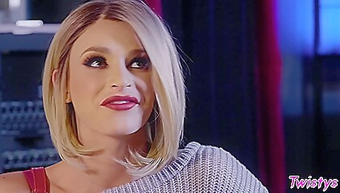 Sexy milf shows off her step son's ass