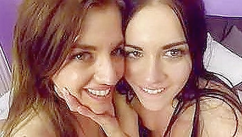 Beautiful girl gets fucked by a lesbian fun