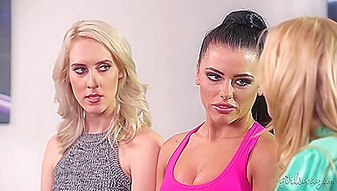 Two hot lesbians have a wild sex