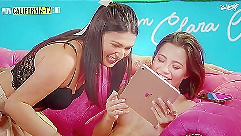 Hot milf with huge tits gets fucked hard stepsisters in a creampie